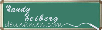 Mandy Weiberg Visitenkarte